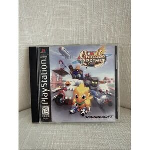 Chocobo Racing PS1 w/ Manual and‎ Reg. Card  CLEAN (Sony PlayStation 1, 1999)